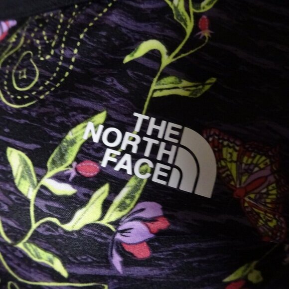 The North Face Plus Size Floral Black Active Crop Top‎ Size 3XL NEW $45 MSRP - Picture 6 of 13